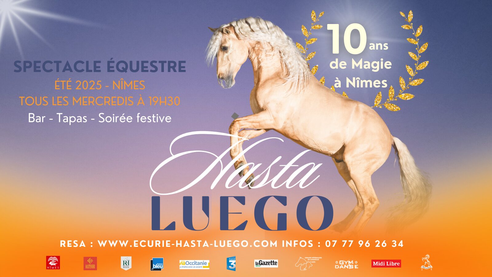 Spectacle été 2025 - Domaine Hasta Luego Nimes
