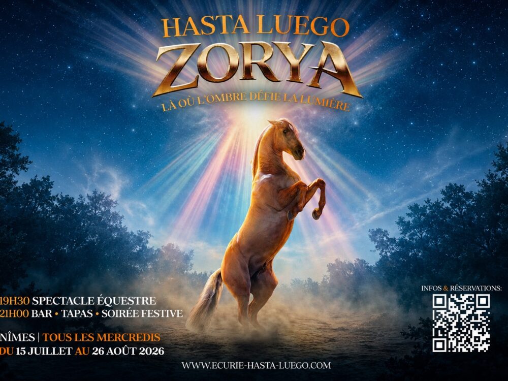 ZORYA - Spectacle équestre été 2026 Ecurie HASTA LUEGO Nimes